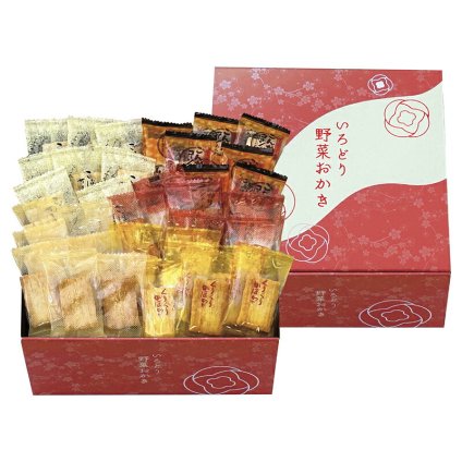 お歳暮・冬ギフト いろどり野菜おかき No30 (IR-3M) ※送料無料(北海道・沖縄・離島への配送不可)