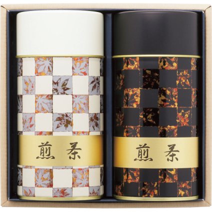 神宮司庁御用達銘茶 煎茶詰合せ [26-0419-070] HT-40E 日本茶 お茶 茶葉 煎茶 一番茶 深蒸し製法 詰め合わせ 詰合せ 2本 飲み比べ ギフト 贈り物 プレゼント 内祝い お返し