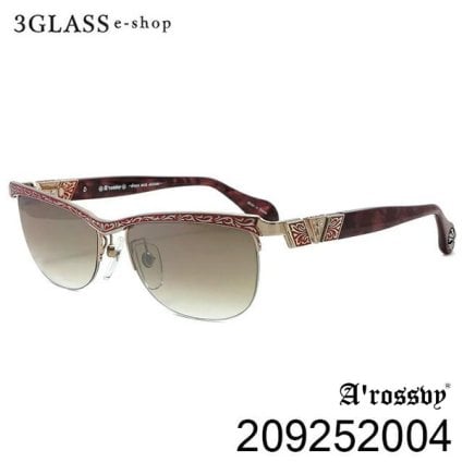 A'rossvy(ロズビー) 209252004 サイズ 58mm ゴールド×レッド