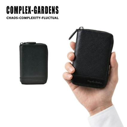 青木 青木鞄 アオキ あおきかばん COMPLEX GARDENS コンプレックス ガーデンズ 伝光 デンコウ ラウンドファスナー 二つ折り財布 4293