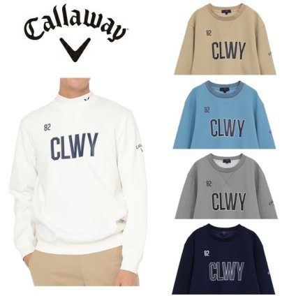 キャロウェイ ゴルフ メンズ スウェット カノコダブルニットクルーネックスウェット (MENS) Callaway Golf  C25217103 お誕生日祝い お祝い 記念品 お父さん 父の日 彼氏 男性 30代 40代 50代 60代  還暦祝い 敬老の日 人気プレゼント プレゼント