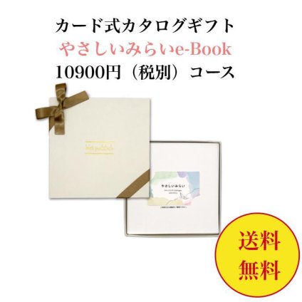 10000円 【送料無料】 エコ SDGS カード式 カタログギフト e-book やさしいみらい すらり  10900円 ハーモニック 結婚 引き出物 内祝 お返し お祝い 出産内祝 出産お祝い おすすめ 1万円 法事 法要 香典返し 満中陰志 引っ越し 新築 快気祝い 記念品 目録