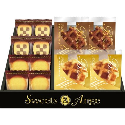 スイーツアンジュ ベルギーワッフルと焼菓子セット [26-2863-058] SGF-AER ワッフル クッキー 詰め合わせ 洋菓子 焼き菓子 お菓子 個包装 アソート 出産内祝い 結婚内祝い 快気祝い お返し 御礼 お祝い ギフト