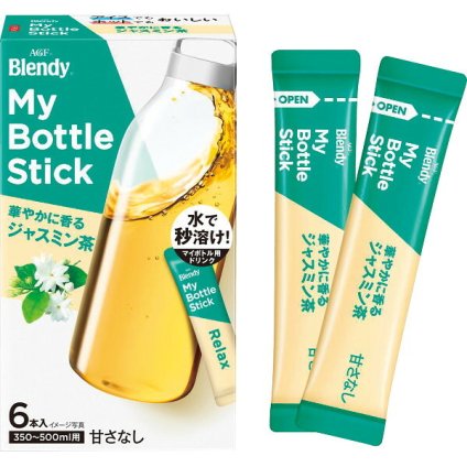 【直送】AGF ブレンディ [26-0554-074] マイボトル スティック 華やかに香るジャスミン茶 6本 ジャスミンティー 粉末 パウダー 個包装 持ち運び 水筒 お茶 インスタント 飲み物 粗品 挨拶 プチギフト プレゼント ギフト