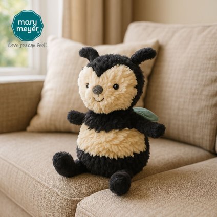 メリーマイヤー パティ ナーサリー バンブルビー 20cm | ぬいぐるみ ナチュラルカラー 動物 どうぶつ ファーストトイ ベビー 赤ちゃん こども Mary Meyer Putty 正規輸入品