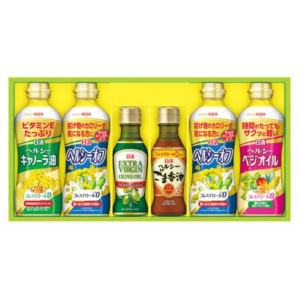 日清オイリオ オリーブオイル&バラエティオイルギフト  ／セット・詰め合わせ 油 調味料 食品 敬老の日 プレゼント ギフト お彼岸 お供え 秋 2026 送料無料 ギフト プレゼント プチギフト 内祝い 快気祝い 出産祝い 結婚祝い 引出物 新築祝い お返し