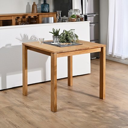 ダイニング家具 ダイニングテーブル 単品 80cm幅 木製 2人用 チーク無垢材 角型 コンパクト コーヒーテーブル 机 インテリア おしゃれ ナチュラル 天然木 北欧 カフェ 食卓 モダン
