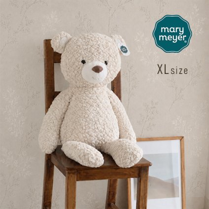 Mary Meyer メリーマイヤー パティ クリーム ベア XL[ぬいぐるみ 特大 くま 大きめ 可愛い おしゃれ ブランド 高級 人形 クマのぬいぐるみ くまのぬいぐるみ 大きい 巨大 ビッグサイズ ボリューム感 ふわふわ もこもこ 抱き枕] 即納
