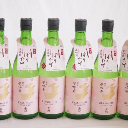 6本セット(金鯱 吟醸香 純米酒 花ラベル13度(愛知県)) 720ml×6本