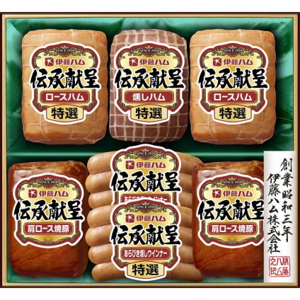 伊藤ハム 伝承献呈ギフト (IG-100) [お中元][お歳暮] ※送料無料(北海道・沖縄・離島への配送不可)