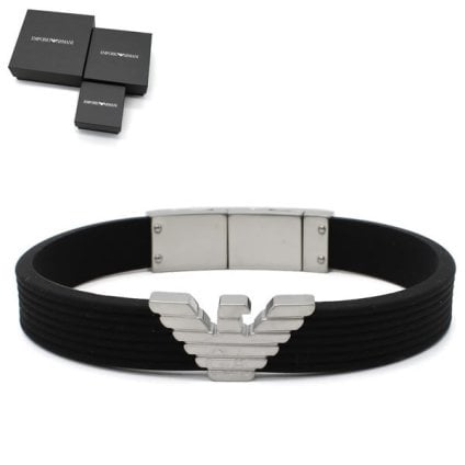 エンポリオアルマーニ EMPORIO ARMANI ブレスレット EGS3168040 アクセサリー ブラック