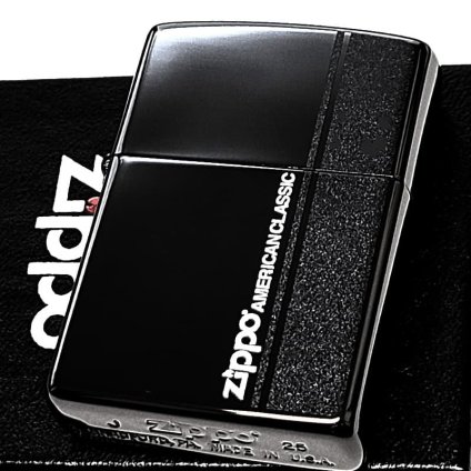 ZIPPO ライター シンプル スマートライン ブラックニッケル ジッポ ロゴ 黒 おしゃれ かっこいい メンズ ギフト プレゼント