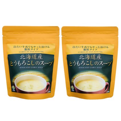 送料無料 スープ 北海道産とうもろこしのスープ 2袋セット〔75g×2袋〕  ポスト投函便 株式会社ＴＡＣ２１ 神奈川県