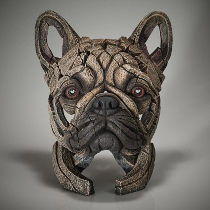 Edge French Bulldog 幅25x奥行20x30.5(cm) フレンチブルドッグいぬ | エッジ 彫刻 置物 オブジェ フィギュア 動物 大きい リアル アート マット･バックリー 正規輸入品