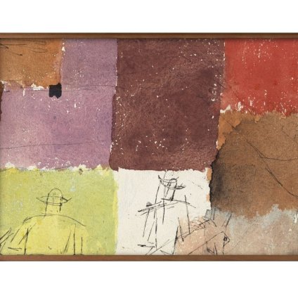 パウル クレー Composition with Figures A3 サイズ ポスター アート おしゃれ 絵画 インテリア 北欧 イラスト マット紙 艶消し アートパネル 額 フレーム デザイン 壁掛け ギフト 新築祝い ディスプレイ 引越し祝い　新生活　空間デザイン 