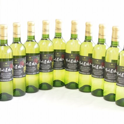 12本セット( 甲州遅摘み 完熟甘口 白ワイン（山梨県)) 720ml×12本