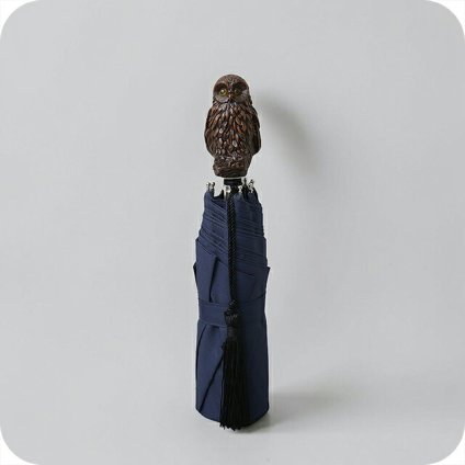 ギドゥジャン Guy de Jean 102147 折りたたみ傘 102110-owl-navy ユニセックス navy 折畳傘 102147