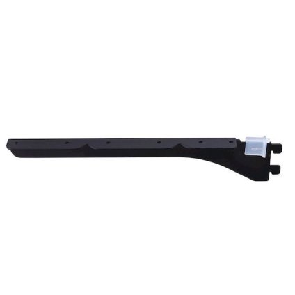 和気産業 WPS010 1×4ピラシェル棚受 左用 256mm 黒 4903757317659