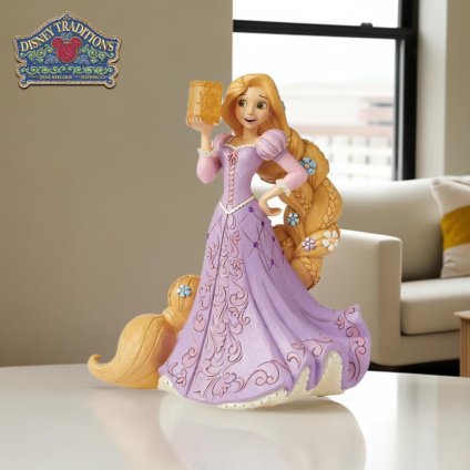 デラックス ラプンツェル 36.8cm 塔の上のラプンツェル ビッグフィギュア | ディズニー トラディションズ ジムショア グッズ フィギュア 人形 置物 彫刻 Jim Shore 正規輸入品