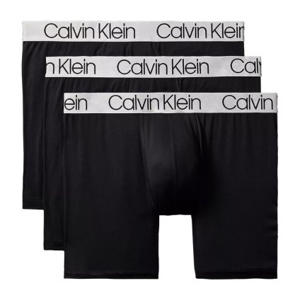 カルバンクライン：MICROFIBER STRETCH CHROMATIC ボクサーブリーフ 3PK (ブラック)[ボクサーパンツ/ 男性下着/ メンズインナー/人気ブランド/おすすめギフト/誕生日プレゼント/メンズファッション]