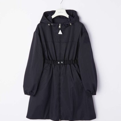 モンクレール MONCLER 1C73900 54A1K コート レディース アウター ALFIRK ベルト付き スプリングコート ジャケット フード付き 778 ネイビー 0 1 2 3