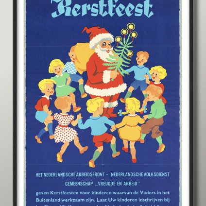 日本製 オランダ クリスマス Xmas Christmas サンタクロース ビンテージイラスト A3 サイズ ポスター アート おしゃれ 絵画 インテリア 北欧 イラスト マット紙 艶消し アートパネル 額 フレーム デザイン 壁掛け ギフト 新築祝い ディスプレイ  速達 送料無料