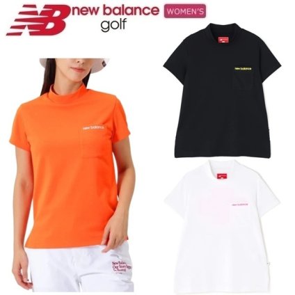 ニューバランス ゴルフ レディース シャツ 半袖 モックネック プルオーバー New Balance Golf 012-6166507 2026年春夏モデル お誕生日祝い お祝い 記念品 30代 40代 50代 60代 母の日 お母さん 還暦祝い 敬老の日 彼女 人気プレゼント プレゼント