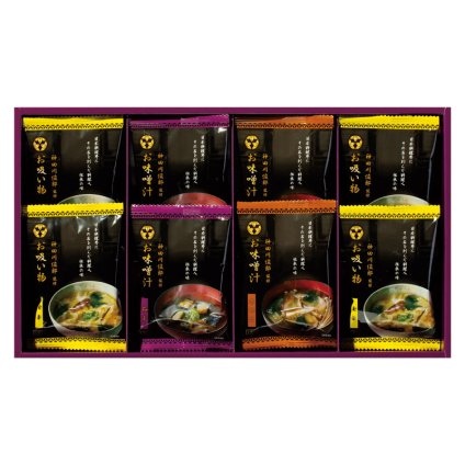 神田川俊郎監修 味和心 お味噌汁ギフト[雅]  ／みそ汁 和風惣菜 惣菜・レトルト 食品 お中元 御中元 ギフト 夏ギフト 暑中見舞 残暑見舞 時期 いつ お礼 お返し グルメ のし お盆 初盆 新盆 お供 御供 ギフト 2026 送料無料 ギフト プレゼント プチギフト 内祝い 快気祝い 出産祝い 結婚祝い 引出物 新築祝い お返し