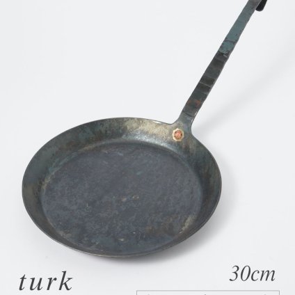 ターク TURK 65530 フライパン メンズ レディース キッチン用品 クラシックフライパン 30cm 鉄製 IH対応 ドイツ キャンプ スキレット 料理 クッカー Classic Frying pan