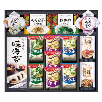 【ギフト対応無料】アマノフリーズドライみそ汁&食卓詰合せ (AMC-50P) ※送料無料(北海道・沖縄は除く)