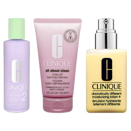 クリニーク CLINIQUE クリニーク クラリファイングローション2 400ml 1個とリンスオフ クレンジング フォーム 150ml とドラマティカリー ディファレント モイスチャライジング ローション プラス（DDML+） 125ml(ボトル) のセッ    |  CLINIQUE  スキンケアコフレ 美容グッズ