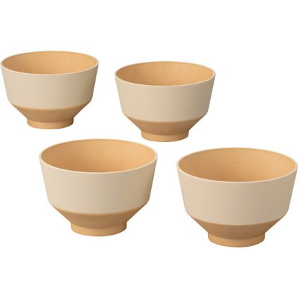 日々色 汁椀 きなり４客セット [26-0216-020] １７１１４ プレミアムギフト 贈り物 お祝い ＰＥＴ／ＡＢＳ樹脂・ウレタン塗装 日本製 内祝い 出産内祝い 結婚内祝い 快気祝い 新築祝い お返し 贈り物 プレゼント ギフト