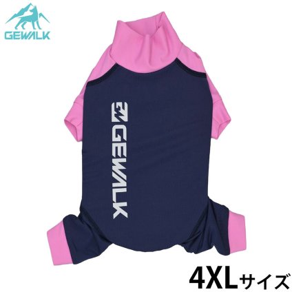 ジウォーク GEWALK 光電子ロンパース 犬服 4XL ネイビー