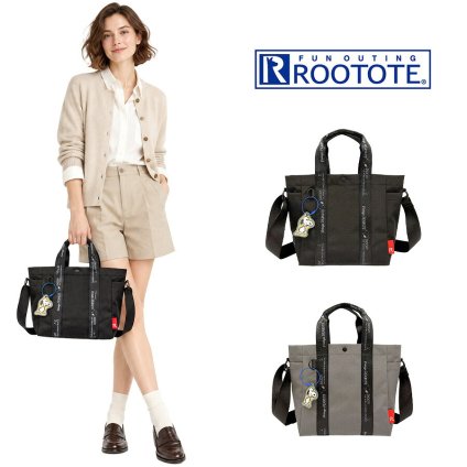 ROOTOTE ルートート IP.デリ.リップ.ピーナッツ-1P トートバッグ 斜め掛け 手持ち スヌーピー レディース 普段使い 使いやすい かばん カバン 鞄 バッグ