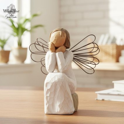 ウィローツリー天使像 Angel of Caring - 思いやり 10cm | おしゃれ 置物 彫刻 人形 インテリア スーザン･ローディ 正規輸入品