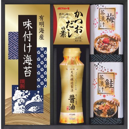 味の蔵 [26-7600-012] KE-20S 食卓詰合せ 調味料 ギフト 味付海苔 だしの素 お茶づけ 醸造しょうゆ 詰め合わせ ご飯のお供 内祝い 出産内祝い 結婚内祝い お返し プレゼント 贈り物