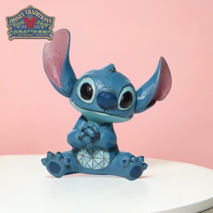スティッチ ミニ 9.8cm リロ&スティッチ | ディズニー トラディションズ ジムショア グッズ フィギュア 人形 置物 彫刻 Jim Shore 正規輸入品