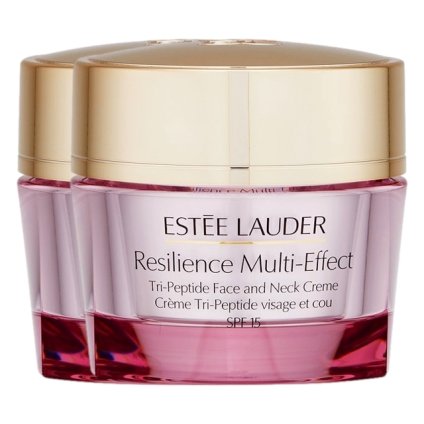 エスティローダー レジリ マルチ-エフェクト クリーム SPF15（ドライスキン）   50ml x 2  |  ESTEE LAUDER  デイクリーム 美容グッズ コスメ化粧品 誕生日 クリスマス ホワイトデー 結婚記念日 ウエディングギフト 母の日 送別会 バレンタインデー 女性 彼女 妻奥さん 母お