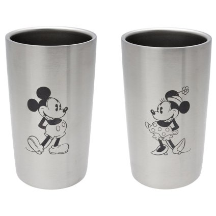 ディズニー WD ステンレス真空タンブラーセットS2(ミッキー&ミニー) 300ml ／タンブラー 食器 キッチン用品 お中元 御中元 ギフト 夏ギフト 暑中見舞 残暑見舞 時期 いつ お礼 お返し グルメ のし お盆 初盆 新盆 お供 御供 ギフト 2026 送料無料 ギフト プレゼント プチギフト 内祝い 快気祝い 出産祝い 結婚祝い 引出物 新築祝い お返し