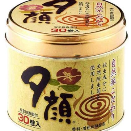 夕顔 天然蚊とり線香 缶入 除虫菊 無添加 無香料 日本製 虫除け 害虫対策 アウトドア ペット 赤ちゃん 安全 安心 夏 プレゼント T-8505