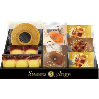 【ギフト対応無料】スイーツアンジュ ベルギーワッフルと焼菓子セット (SGF-BE) ※送料無料(北海道・沖縄は除く)