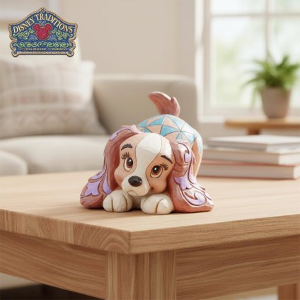 レディ ミニ 6.5cm わんわん物語 | ディズニー トラディションズ ジムショア グッズ フィギュア 人形 置物 彫刻 Jim Shore 正規輸入品