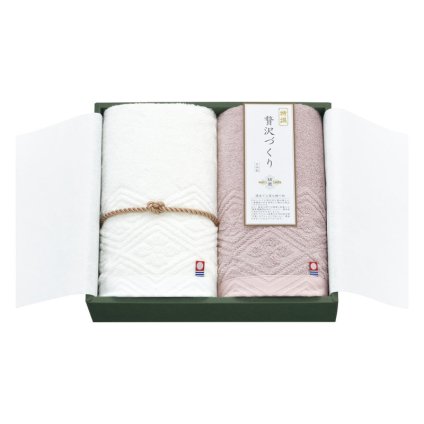 綿菱 菱つなぎ フェイスタオル2P  ／タオル 日用品・ヘルスケア 敬老の日 プレゼント ギフト お彼岸 お供え 秋 2026 送料無料 ギフト プレゼント プチギフト 内祝い 快気祝い 出産祝い 結婚祝い 引出物 新築祝い お返し