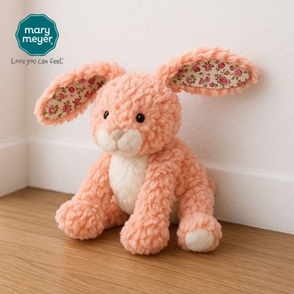 メリーマイヤー ファブファズ チェリーバニー 12cm ウサギ | ぬいぐるみ デザイナーズ 動物 どうぶつ ファーストトイ ベビー 赤ちゃん こども Mary Meyer fabfuzz 正規輸入品