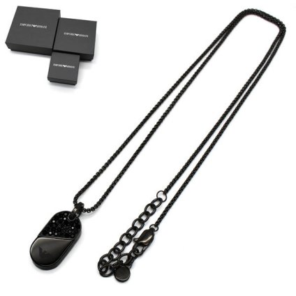 エンポリオアルマーニ EMPORIO ARMANI ネックレス EGS3138001 NECKLACE アクセサリー ブラック
