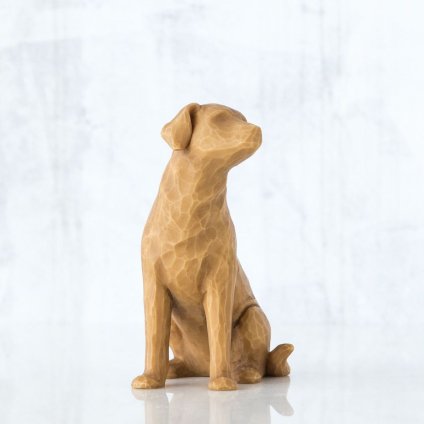 ウィローツリー彫像 Love my Dog(light) - 私の愛犬 8.5cm いぬ | おしゃれ 置物 彫刻 人形 インテリア スーザン･ローディ 正規輸入品