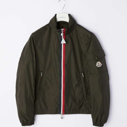 モンクレール MONCLER 1A73200 68352 ジャケット メンズ アウター KERALLE ナイロン ブルゾン ジップアップ スプリングコート 835 フード内蔵 カーキ 1 2 3