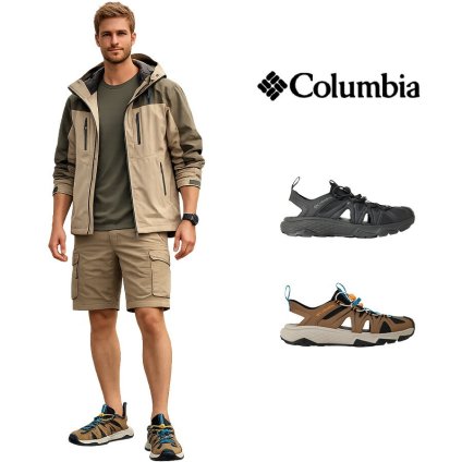 Columbia ピークフリーク ラッシュ シャンダル サンダル スポーツサンダル 靴 くつ クツ シューズ メンズ レディース ギフト プレゼント ブラック bm0341