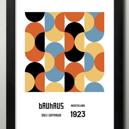 日本製 バウハウス BAUHAUS ミッドセンチュリー A3 サイズ ポスター アート おしゃれ 絵画 インテリア 北欧 イラスト マット紙 艶消し アートパネル 額 フレーム デザイン 壁掛け ギフト 新築祝い ディスプレイ  速達 送料無料