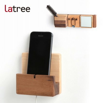 PLAM TILE プラム タイルシリーズ 携帯スタンド PL1TIL-0150000-WBOL[玄関やリビングのインテリアにおしゃれな壁掛けのスマホスタンド 携帯電話やスマートフォンのホルダー]